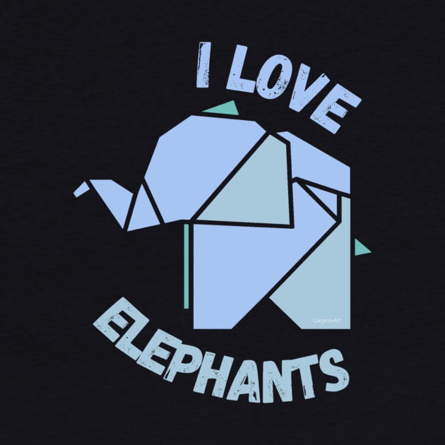 I love elephant by LukjanovArt